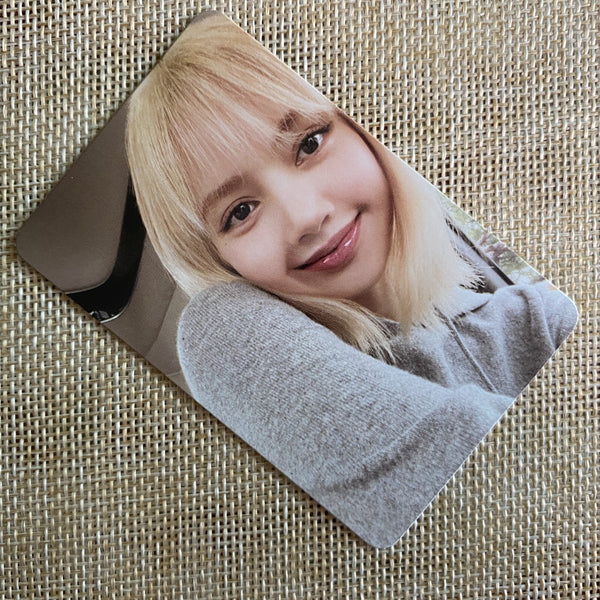 BLACKPINK LISA [ Born Pink ] Official Photocard, Gray Ver / New, Rare / Gift