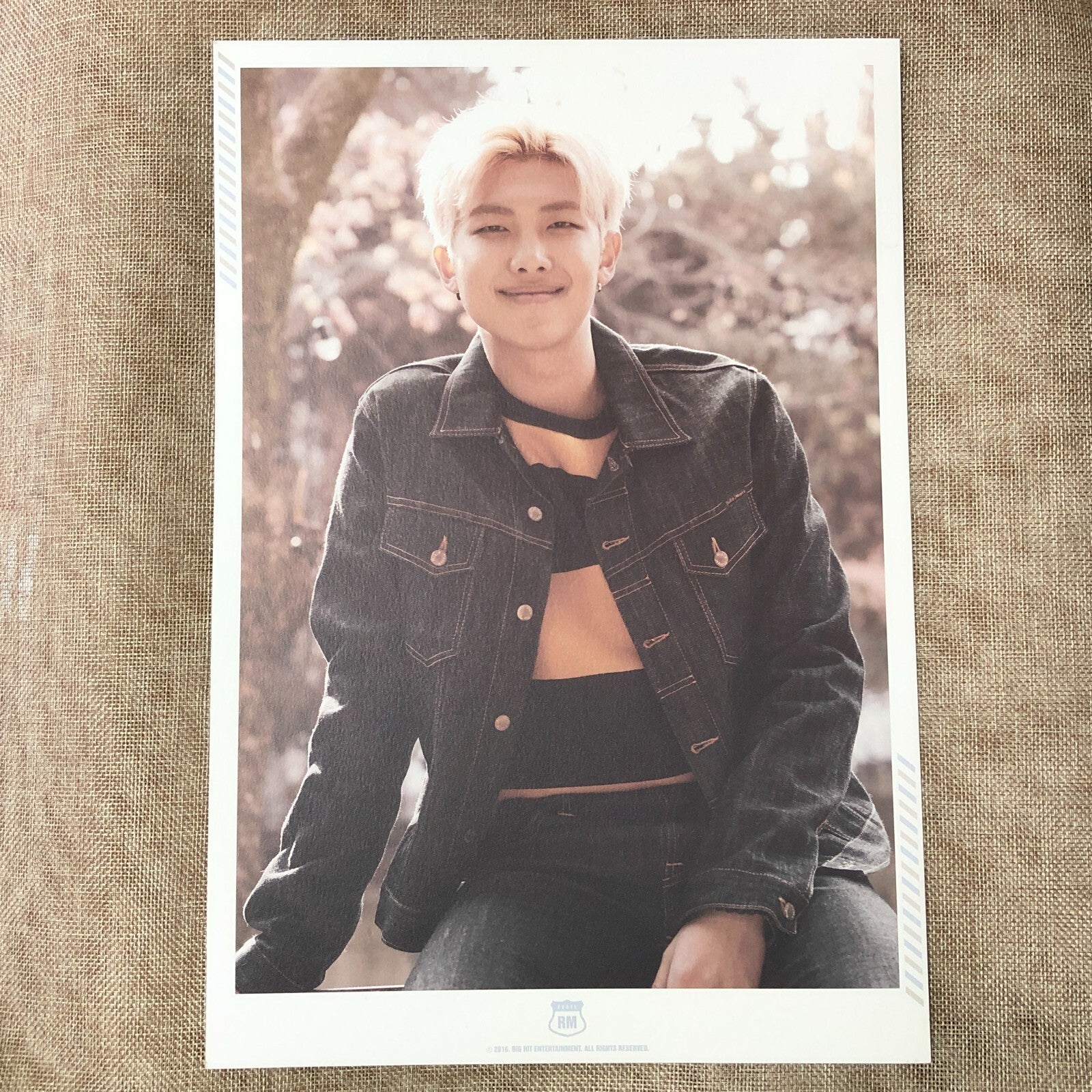BTS RM [ 2nd Muster ZIP CODE 22920 ] Official Mini Poster / New / Gift