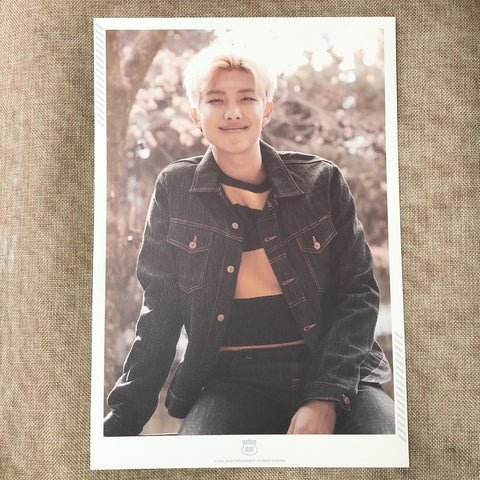 BTS RM [ 2nd Muster ZIP CODE 22920 ] Official Mini Poster / New / Gift