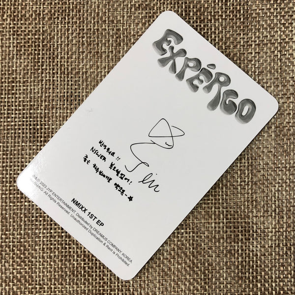 NMIXX KYUJIN [ EXPERGO ] Official Photocard, 1st EP A Ver. / New / Gift