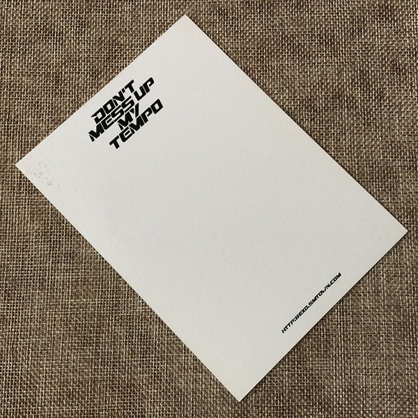 EXO KAI [ Don't Mess Up My Tempo ] Official Postcard, 5th Album / New / Gift