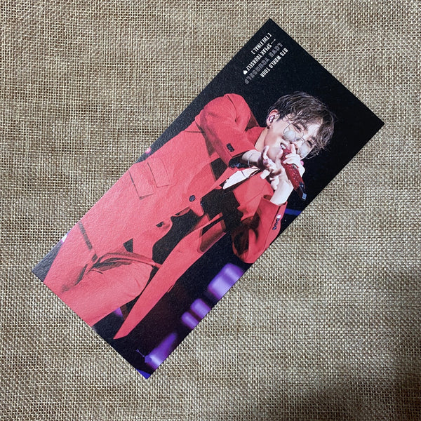BTS J-HOPE [Speak Yourself Seoul The Final DVD] Official Bookmark / New, Rare