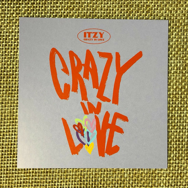 ITZY RYUJIN #1 [CRAZY IN LOVE] Official Preorder Special Photocard / New / Gift