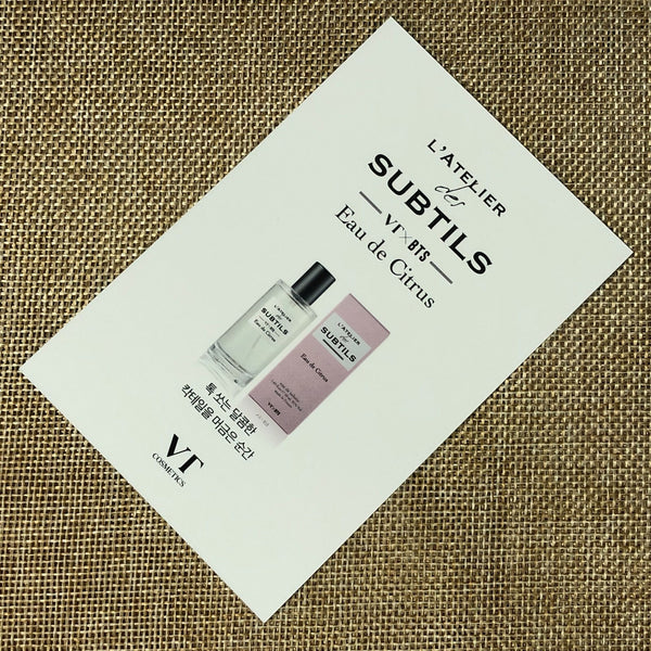 BTS J-HOPE #1 [VT Cosmetics L'atelier Des Subtils] Official Postcard / Gift