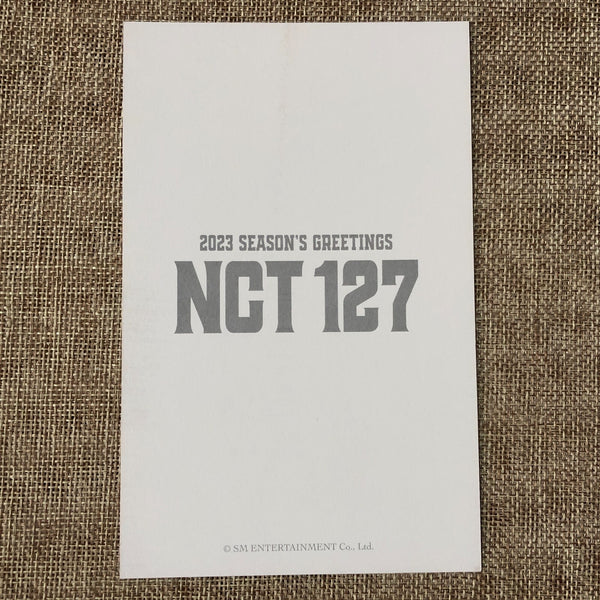 NCT 127 YUTA [ 2023 Season's Greetings ] Official Postcard / New / Gift