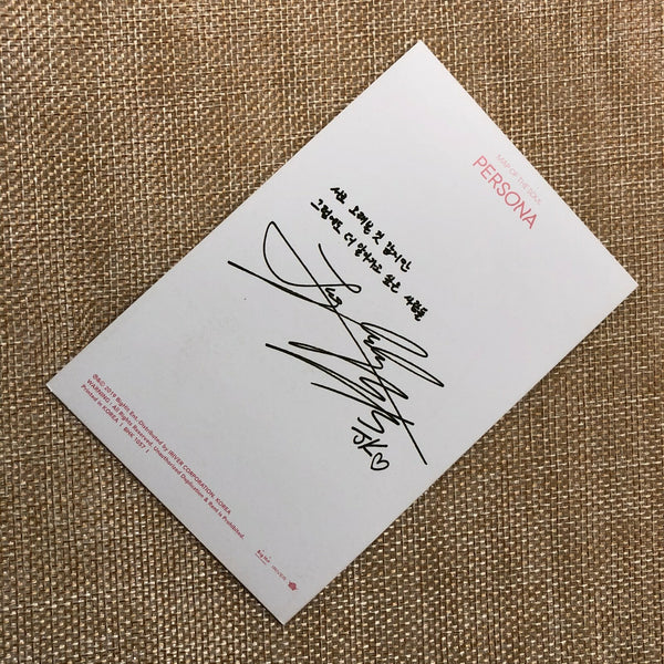 BTS JUNGKOOK [ Map Of Soul ] Official Photocard Postcard, Persona / New / Gift