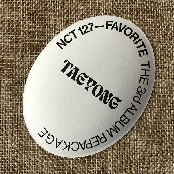 NCT 127 TAEYONG [ FAVORITE ] Official Pendant Photocard, CLASSIC / New / Gift