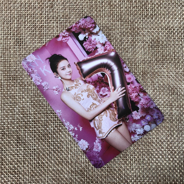 BLACKPINK JISOO [ 7th Anniversary Cereal Deco Kit ] Official Photocard /New/GFT