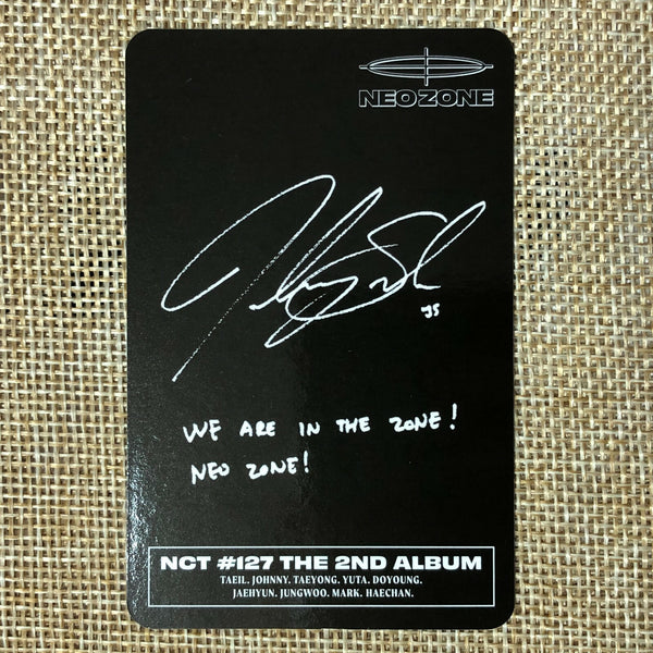 NCT 127 JOHNNY [ NEO ZONE ] Official Photocard, KIHNO Ver / New / Gift