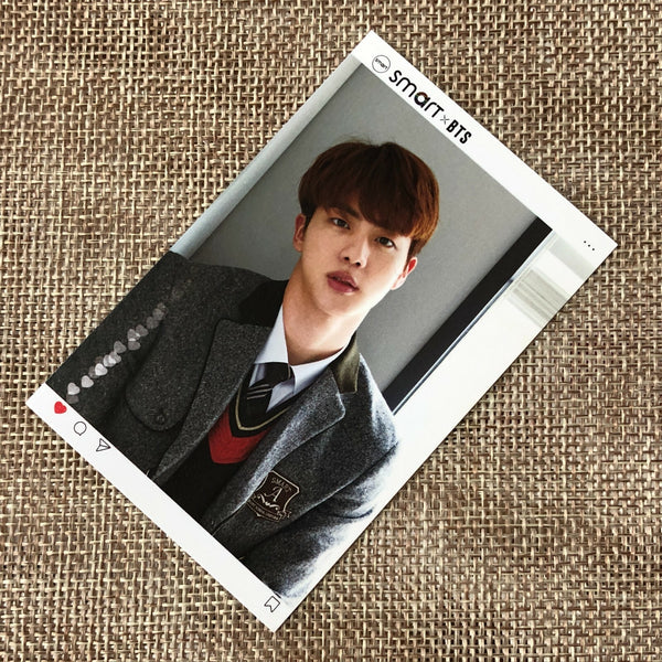 BTS JIN #2 [ BTS X Smart Uniform ] Official Photocard / New, Rare / Gift