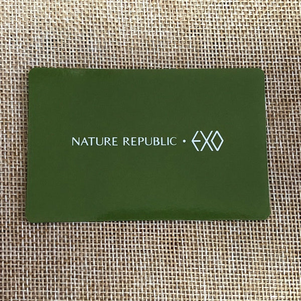 EXO SUHO [ Nature Republic ] Official Lenticular Photocard / New, Rare / Gift