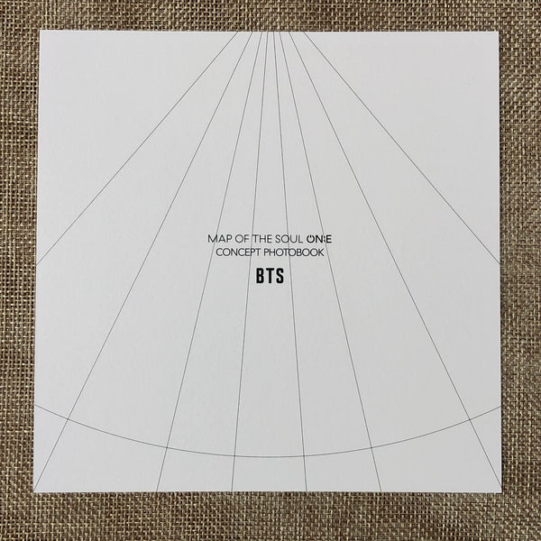 BTS JIMIN [MAP OF THE SOUL MOS ON:E Concept Book] Official Square Postcard /+G