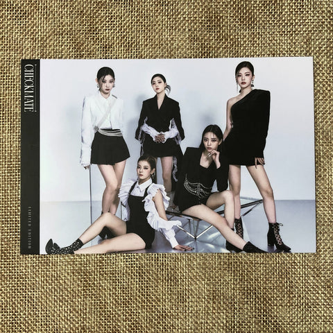 ITZY GROUP [ CHECKMATE ] Official Limited Edition Card Postcard / New / Gift