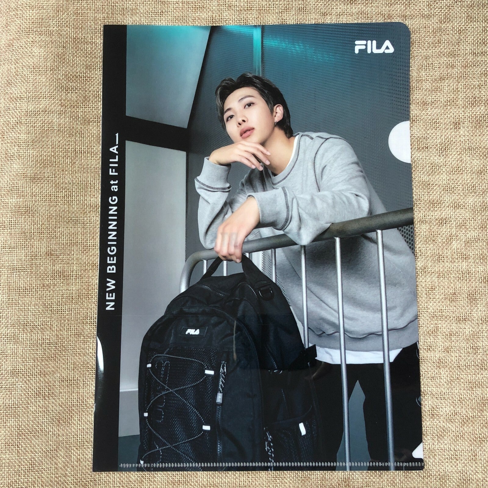 BTS RM [ FILA PROJECT 7 ] Official Clear File Holder / New / Gift