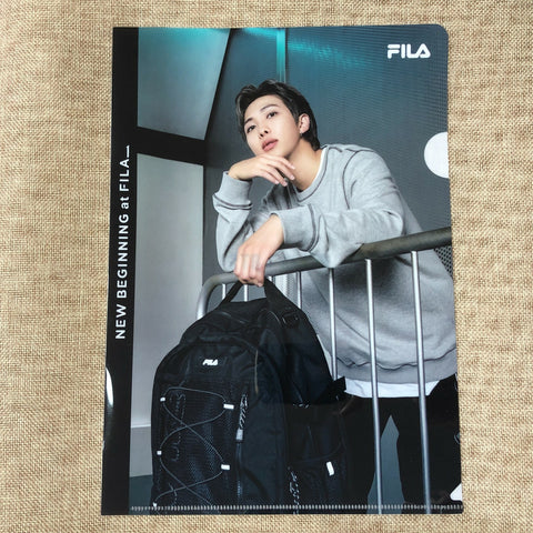 BTS RM [ FILA PROJECT 7 ] Official Clear File Holder / New / Gift