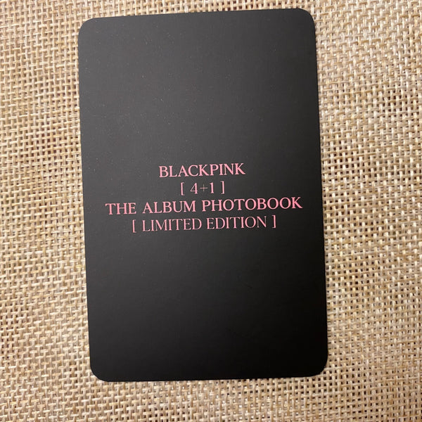 BLACKPINK JISOO [4+1 Photobook KTOWN4U] Official Limited Photocard / New / Gift