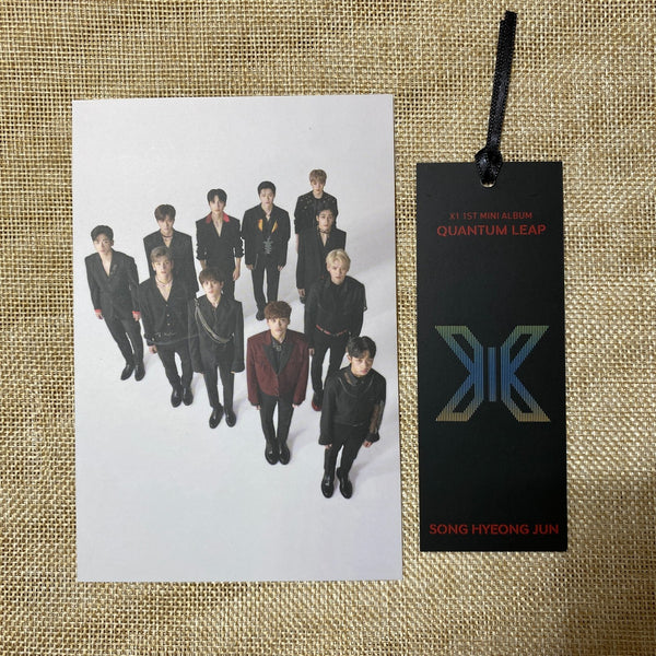 X1 #2 [QUANTUM LEAP] All Member Signed Autographed Promo Album with Goods / Mint