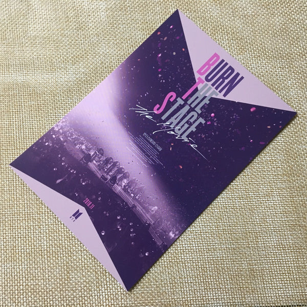 BTS Movie [ Burn The Stage ] Official Postcard / New / Gift