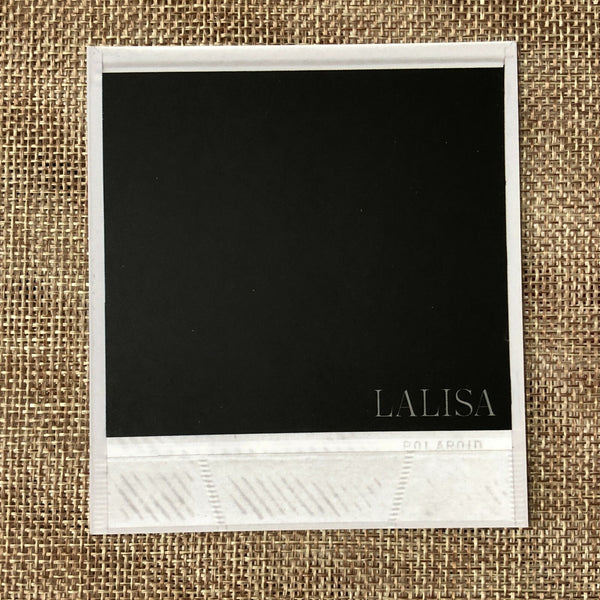 BLACKPINK LISA #1 [ LALISA ] Official Polaroid Photocard, Gold Ver / New / Gift