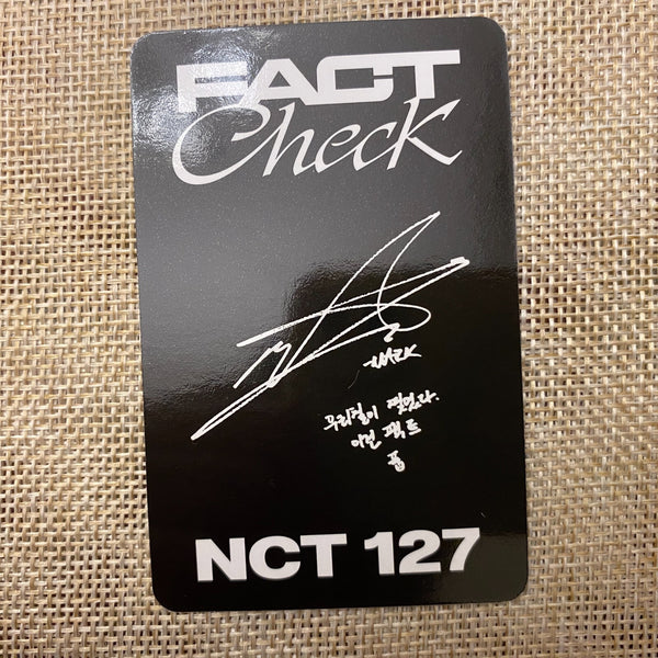 NCT MARK [Fact Check] Official Photocard, Chandelier Version / New, Rare / Gift