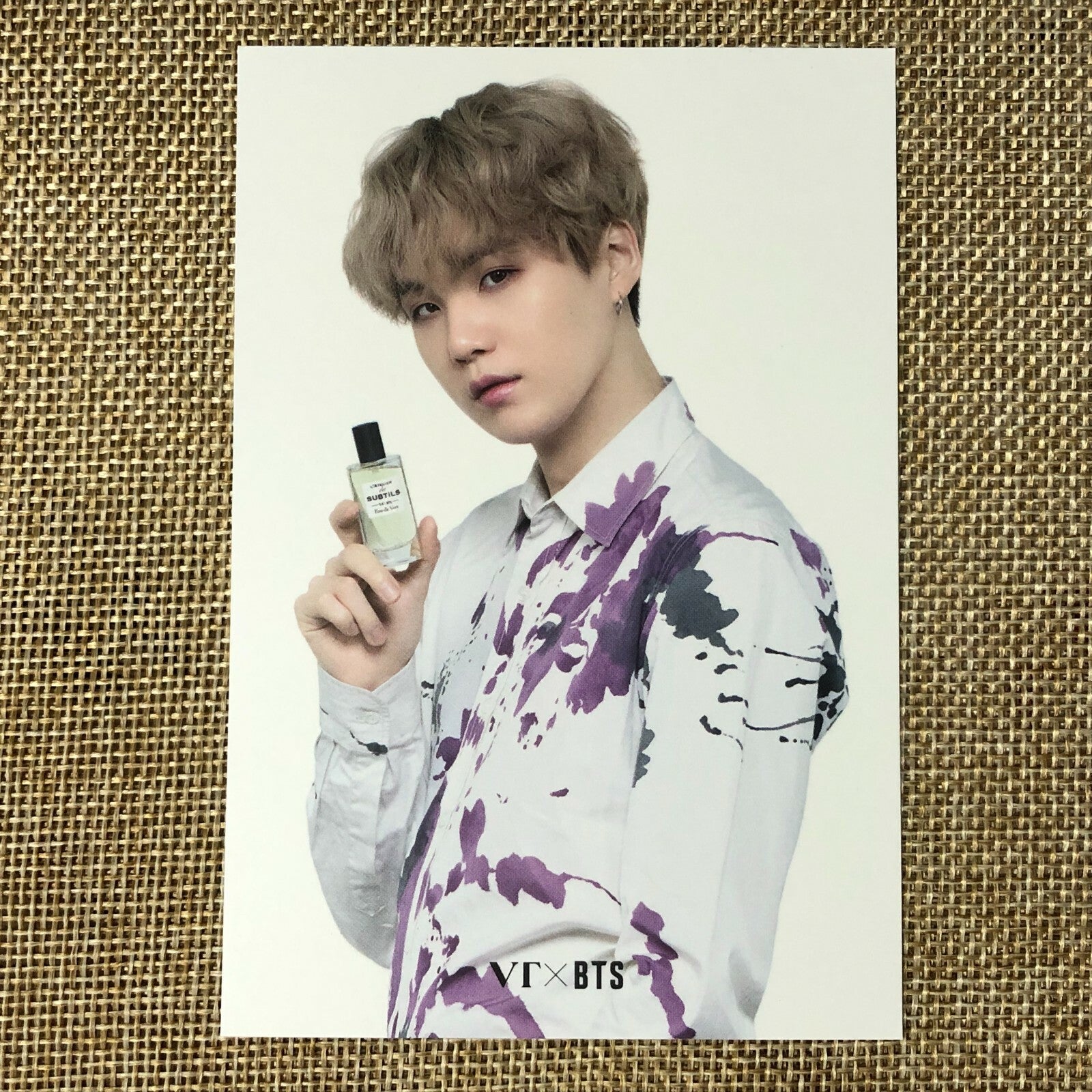 BTS SUGA #2 [VT Cosmetics L'atelier Des Subtils] Official Postcard / New / Gift