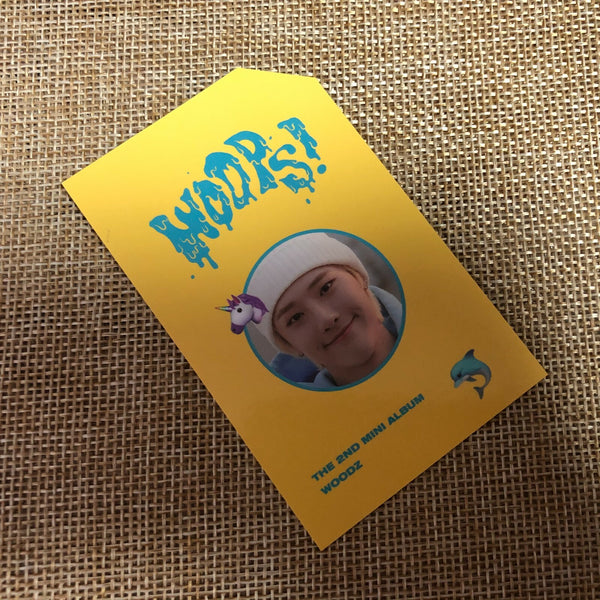 WOODZ #3 [ Woops! ] Official Photocard, 2nd Mini Album / New, Rare / Gift