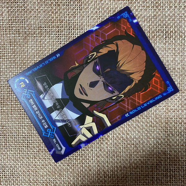 Solo Leveling SL 012 Rare R Holo Card / Korean Webtoon Trading Card / New / Gift