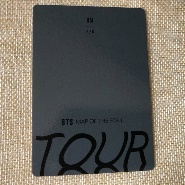 BTS RM 5/8 [ Map Of The Soul Tour ] Official Mini Photocard / New / Gift