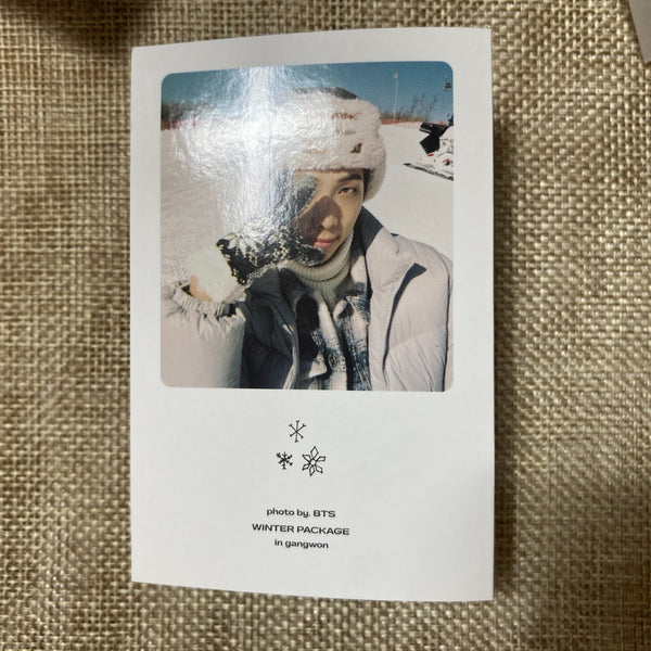 BTS [ Winter Package 2021 Mini Photo Box ] Photocard / New, Rare / Gift
