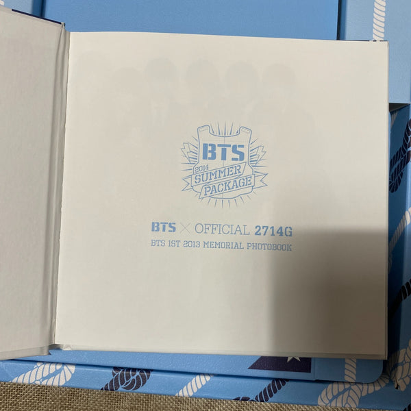 BTS 2014 Summer Package / Official Full Set Towel Photobook Pin Badges / No PC