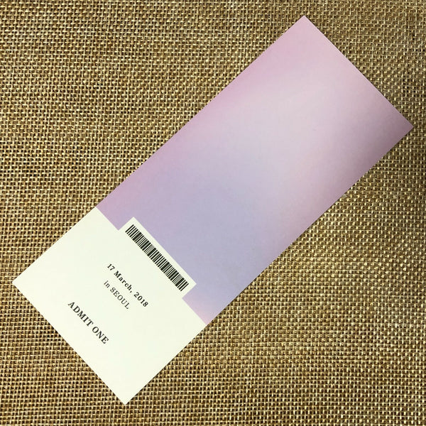 BTS V TAEHYUNG [Portrait Exhibition] Official Ticket PC + Sticker / New, Rare