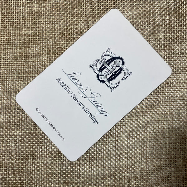 EXO KAI [ 2022 Season's Greetings ] Official Limited Photocard / New / Gift