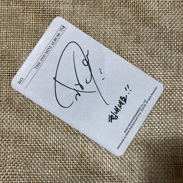 EXO D.O. #2 [ Expectation Somebody ] Official Photocard, Note Ver. / New / Gift