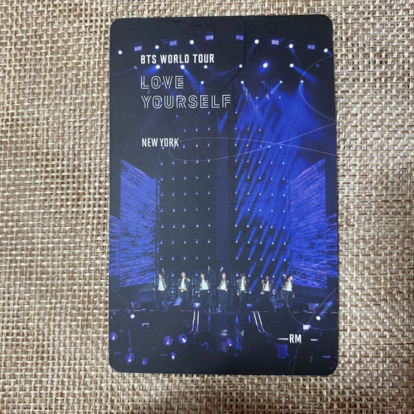 BTS RM [ Love Yourself Tour New York Blu-ray ] Official Photocard / Gift