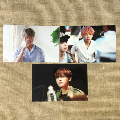 BTS V #28 [ Oh, always Exhibition ] Official Live Photo Set of 3 / New / Gift