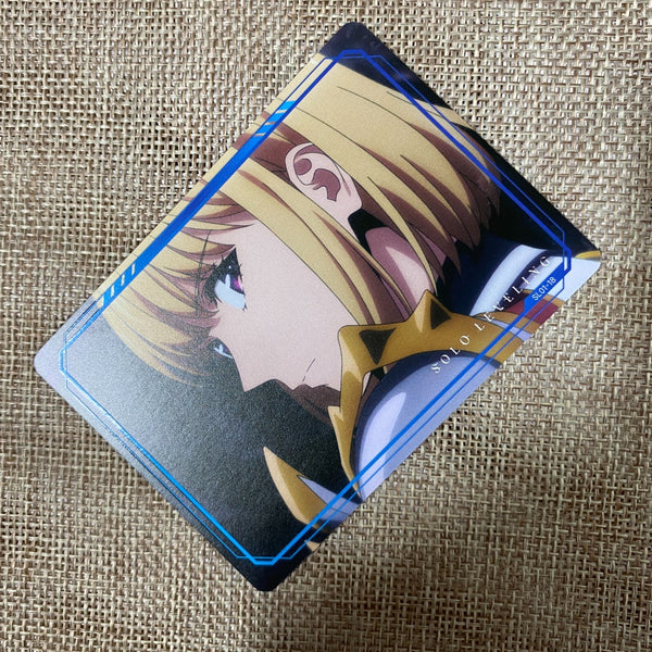 Solo Leveling SL01-18 / Double Rare (1pc) Cha Hae-In Korean Webtoon Trading Card