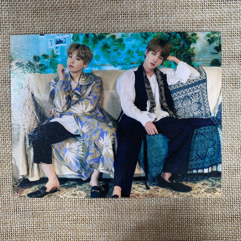 BTS JIN SUGA [5th Muster MAGIC SHOP Pop Up] Official Photocard Postcard / Gift