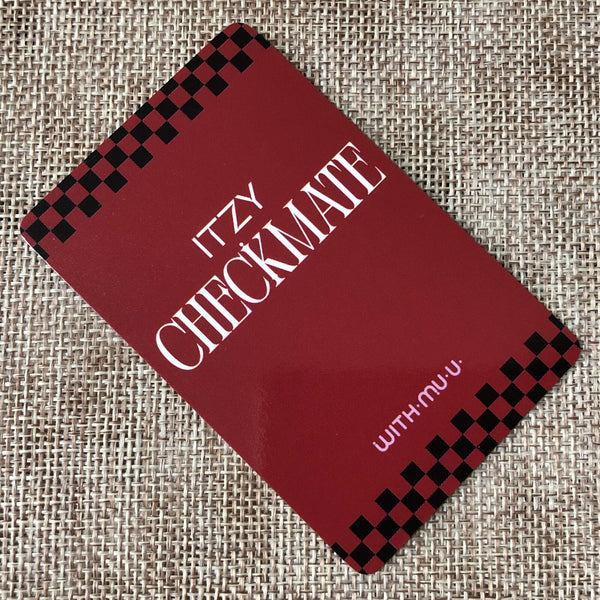 ITZY YEJI [CHECKMATE WITHMUU Video Call Event 3.0] Official Photocard / Gift