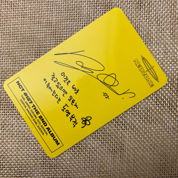 NCT 127 DOYOUNG [ NEO ZONE Final Round ] Official Photocard, N Ver / New / Gift