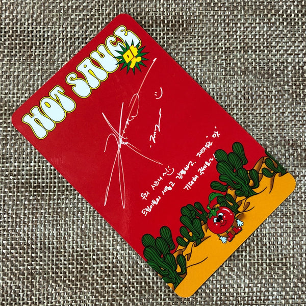 NCT DREAM JENO [ HOT SAUCE ] Official Photocard, Crazy Ver / New / Gift