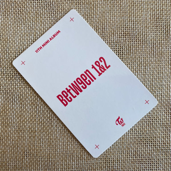 TWICE NAYEON [ Between 1&2 POB Preorder benfit Official Photocard ] / NEW /+GFT