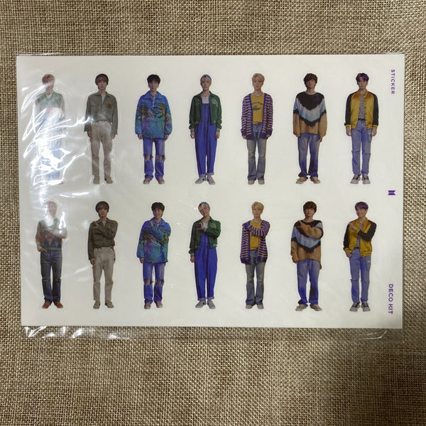 BTS GROUP #2 [ 2022 Deco KIT ] Official Sticker Pack (4 pcs) /New, Rare / Gift