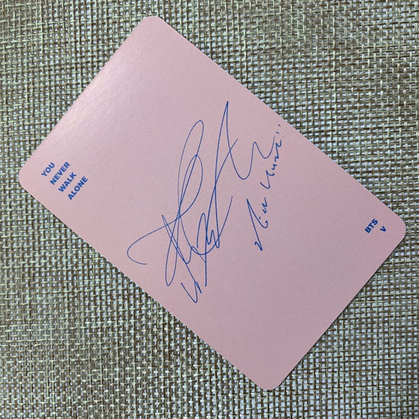BTS V Taehyung [YNWA You Never Walk Alone] Official Photocard / New, Rare / Gift