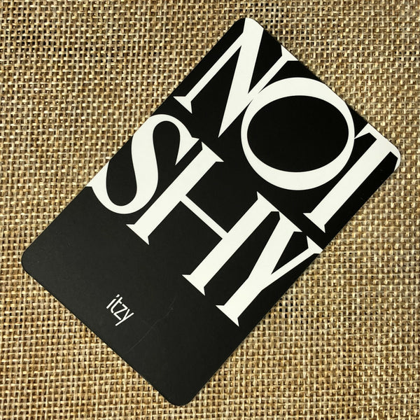 ITZY LIA YEJI [ NOT SHY ] Official Photocard, 3rd Mini Album / New / Gift