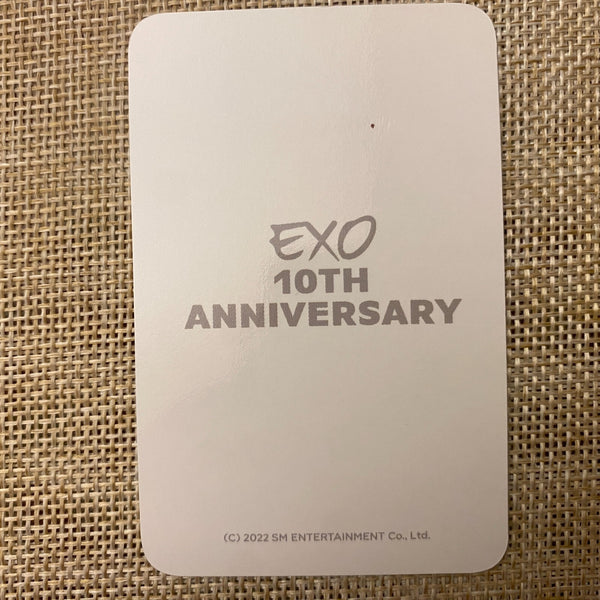 EXO SUHO #3 [10th Anniversary Limited Ed.] Official Photocard / New, Rare / Gift
