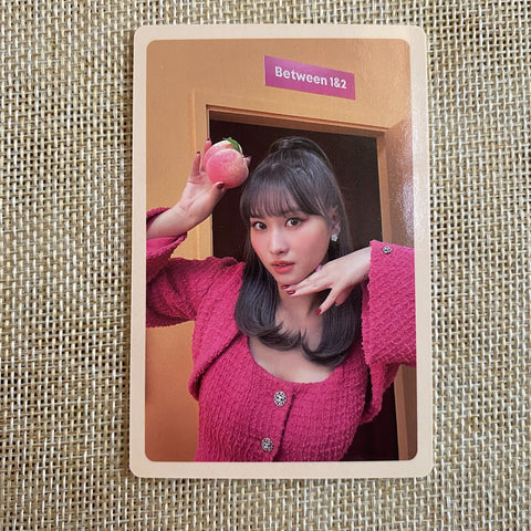 TWICE MOMO [ Between 1&2 12 POB Preorder Official Photocard ] Archive New /+G