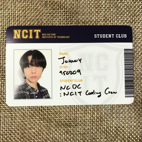NCT 127 JOHNNY [ NCIT ] Official Random Photo Pack ID Sticker / New / Gift
