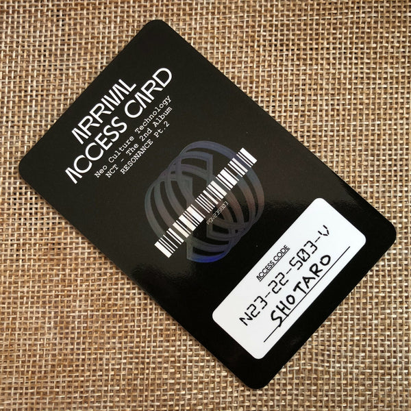 NCT2020 SHOTARO [RESONANCE Pt.2] Official Photocard, Arrival Access Card / Gift