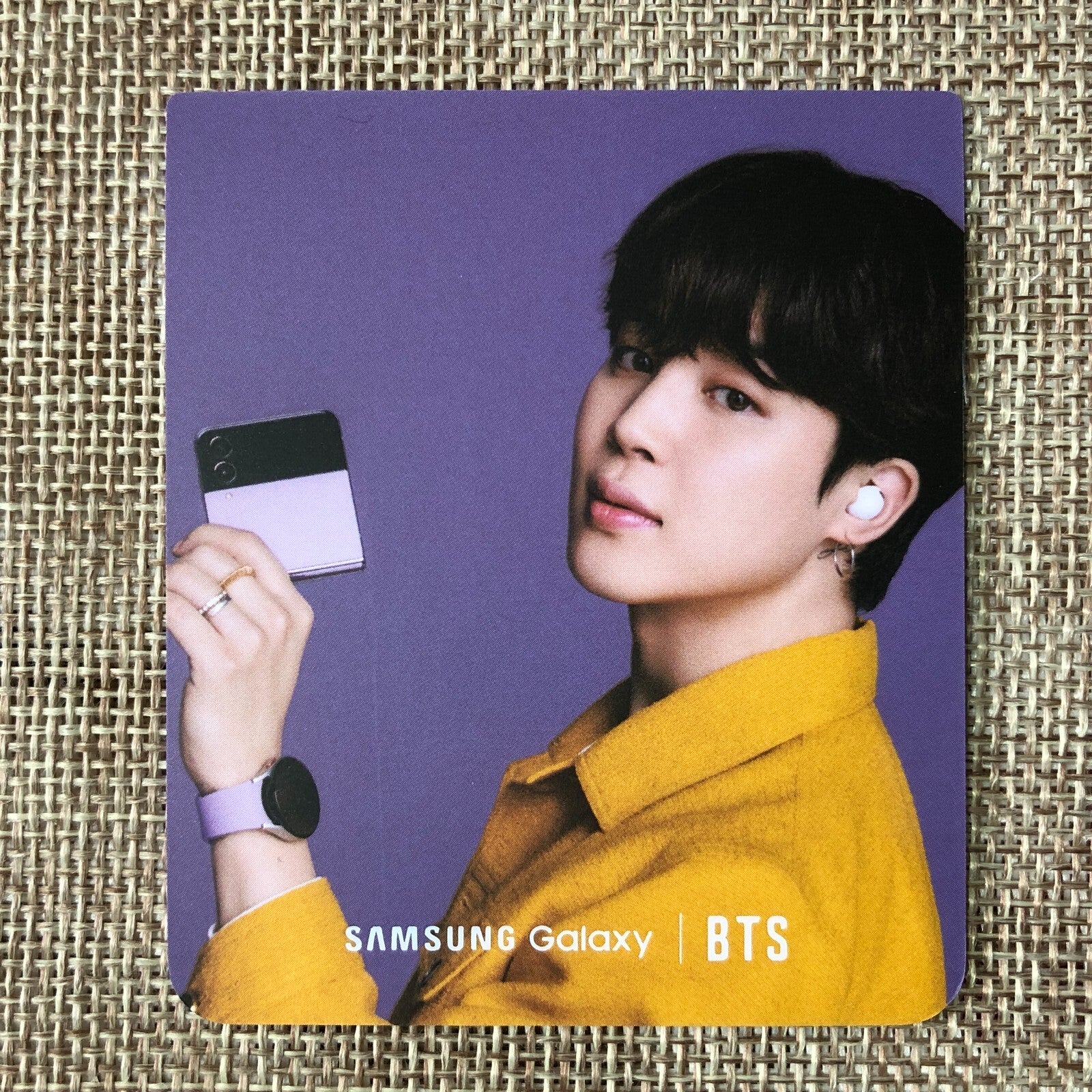 BTS JIMIN [ Samsung Galaxy Z Flip 4 ] Official Photocard, Limited / New / Gift