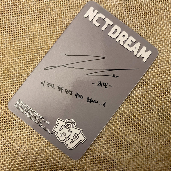 NCT JAEMIN [ ISTJ 7Dream ] Official Photocard, QR Ver / New, Rare / Gift